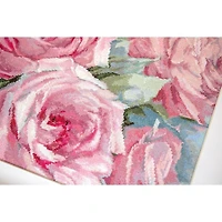 Letistitch Pale Pink Roses Counted Cross Stitch Kit
