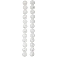 Crystal Quartz Round Beads, 8mm by Bead Landing™