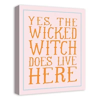 Wicked Witch Canvas Wall Art
