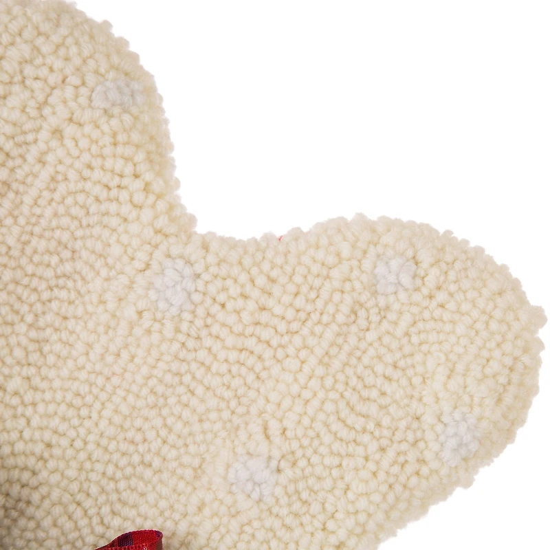 Glitzhome® 12.5" Bone Hooked Stocking