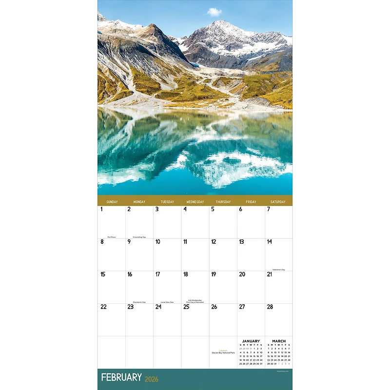 2026 Alaska Wall Calendar