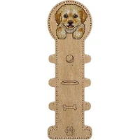Wonderland Crafts Dog Embroidery Blank Wood Organizer