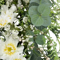 24" Fern & Eucalyptus Floral Spring Wreath