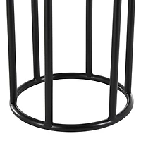 Black Metal Nesting Planter & Stands Set
