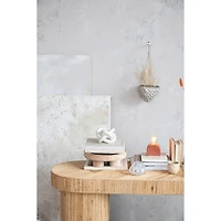 Hello Honey® 6" White Decorative Interlocking Marble Chain with 3 Links