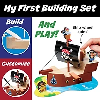 Creativity for Kids® Buildeez!™ The Sea Skull Pirate Ship Wooden Model Set