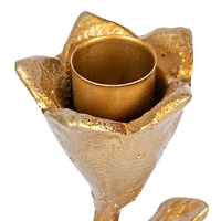 Hello Honey® Gold 10.5" Single Taper Metal Candelabra