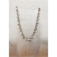 Hello Honey® 6ft. Embossed Mercury Glass Ornament Garland