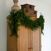 8ft. Artificial Real Touch Norfolk Island Pine Garland with Natural Look