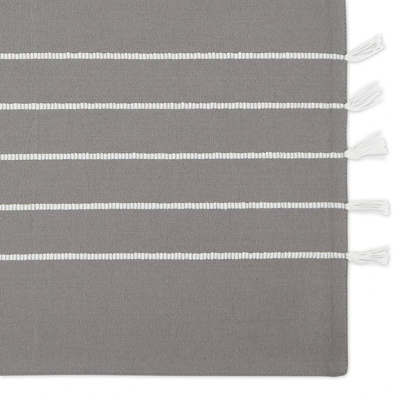DII® Stripe Tassel Placemats