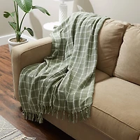 DII® Checked Plaid Throw