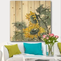 Designart - Tradionnal Sunflower II