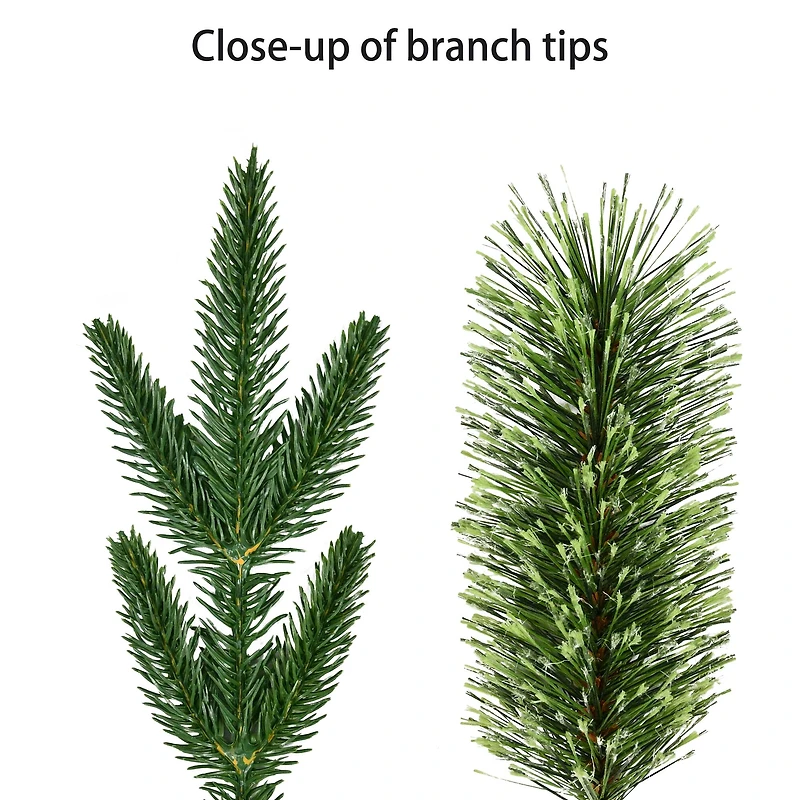 4.5ft. Pre-Lit Artificial Potted Christmas Tree, Clear Lights