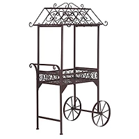 Design Toscana 56.5" Jardin a la Francaise Flower Pushcart