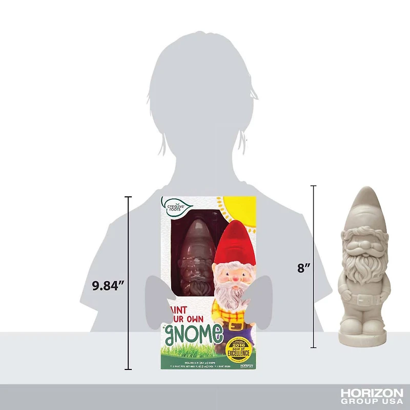 Creative Roots™ Paint Your Own Gnome Figurine Kit