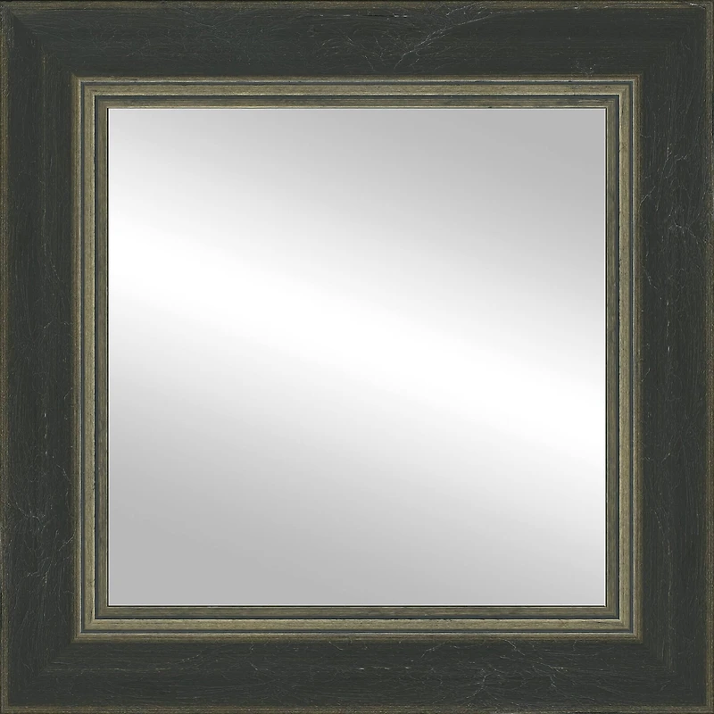 Timeless Frames® Dara Black & Silver 12" x 12" Framed Mirror