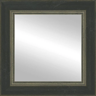 Timeless Frames® Dara Black & Silver 12" x 12" Framed Mirror