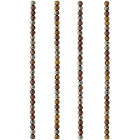 12 Pack: Metallic Mix Metal Round Beads, 3.5mm by Bead Landing™