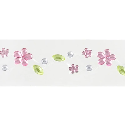 12 Pack: Pastel Flowers Bling on a Roll Embellishments by Recollections™