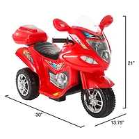 Toy Time Red Ride-On 3 Wheel Motorcycle