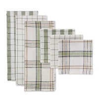 DII® Fresh Herbs Kitchen Textiles Dishtowels & Dishcloths Green House Set