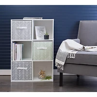 DII® 11" Nonwoven Polyester Herringbone Storage Cubes