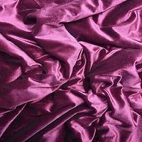 Feldman Maroon Sparkle Stretch Velvet Fabric