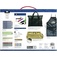 Royal & Langnickel® Essentials™ 44 Piece Drawing Travel Easel Set