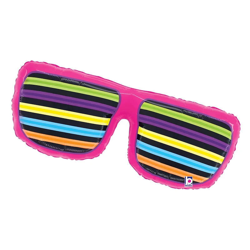 31" Neon Shades Shaped Foil Balloon