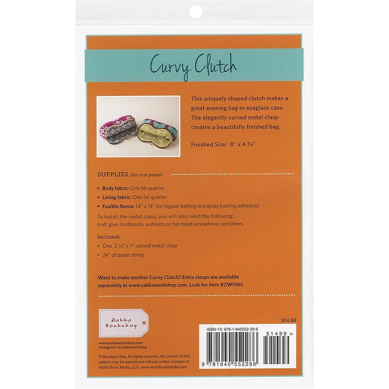 Zakka Workshop Curvy Clutch Kit