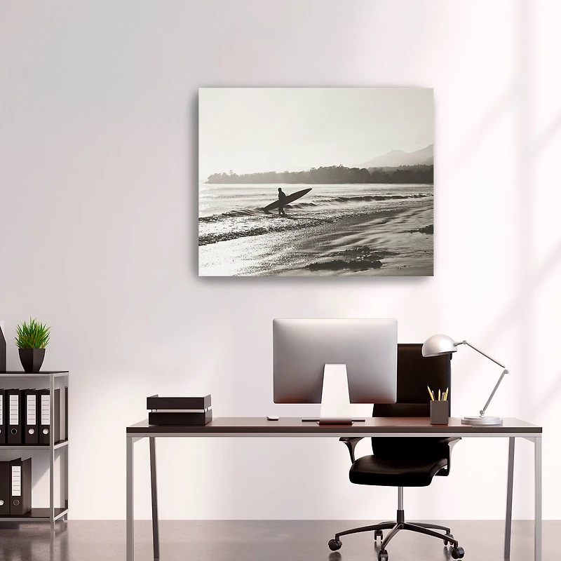 BW Surfer No. 3 Canvas Giclee