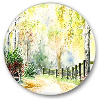 Designart - Autumn Countryside Landscape In The Afternoon
