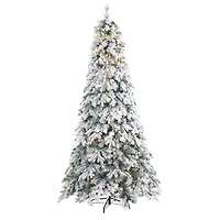 8ft. Pre-Lit Vermont Mixed Pine Artificial Christmas Tree, Clear LED Lights