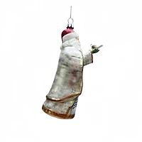 5.75" Santa with Racoon Glass Ornament by Ashland®