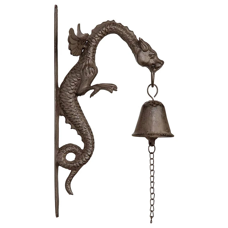 Design Toscano Florentine Dragon Gothic Iron Doorbell