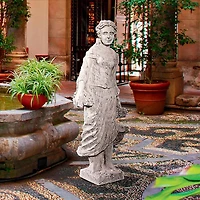 Design Toscano 45.5" Flora the Goddess of Flowering Plants Garden Statue