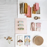 Hello Honey® Woven Cotton Tea Towels with Fringe Set