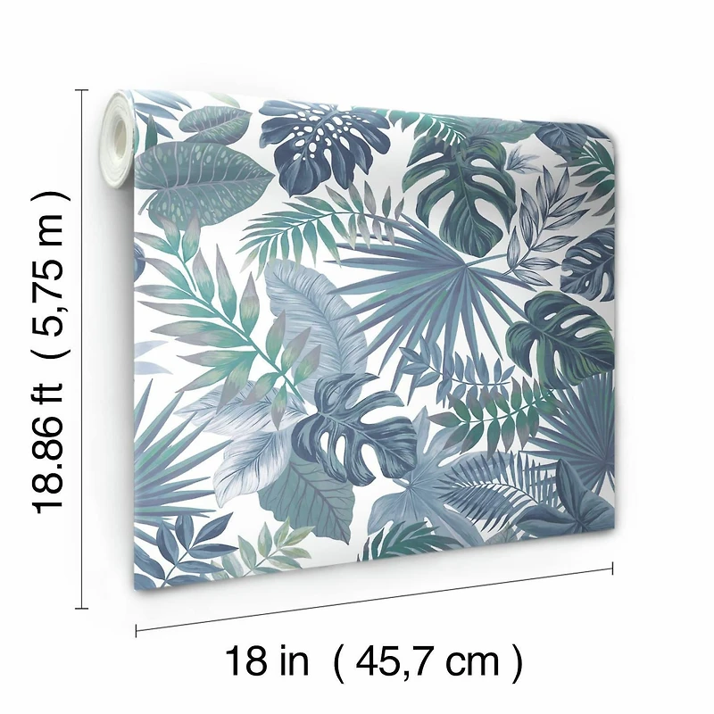 RoomMates Palm Frond Toss Peel & Stick Wallpaper