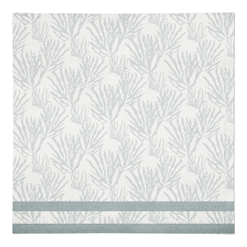 Coral & Stripe Cotton Twill Napkin