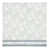 Coral & Stripe Cotton Twill Napkin