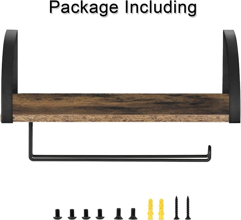 NEX™ 15" Wall-Mounted Paper Towel Holder with Shelf