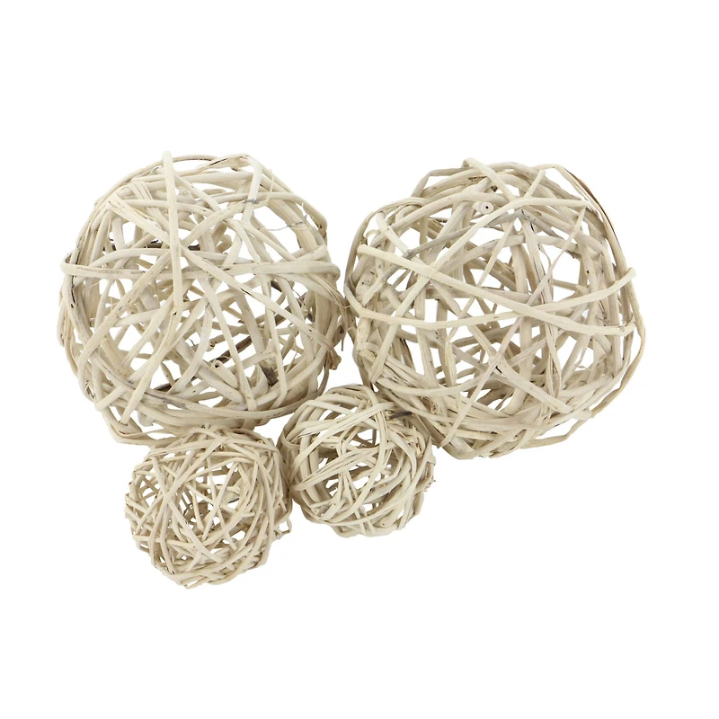 Natural Brown Dried Willow Orb Vase Filler, 2ct.