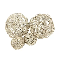 Natural Brown Dried Willow Orb Vase Filler, 2ct.