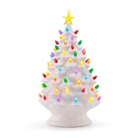 24" Lit Nostalgic Christmas Tree