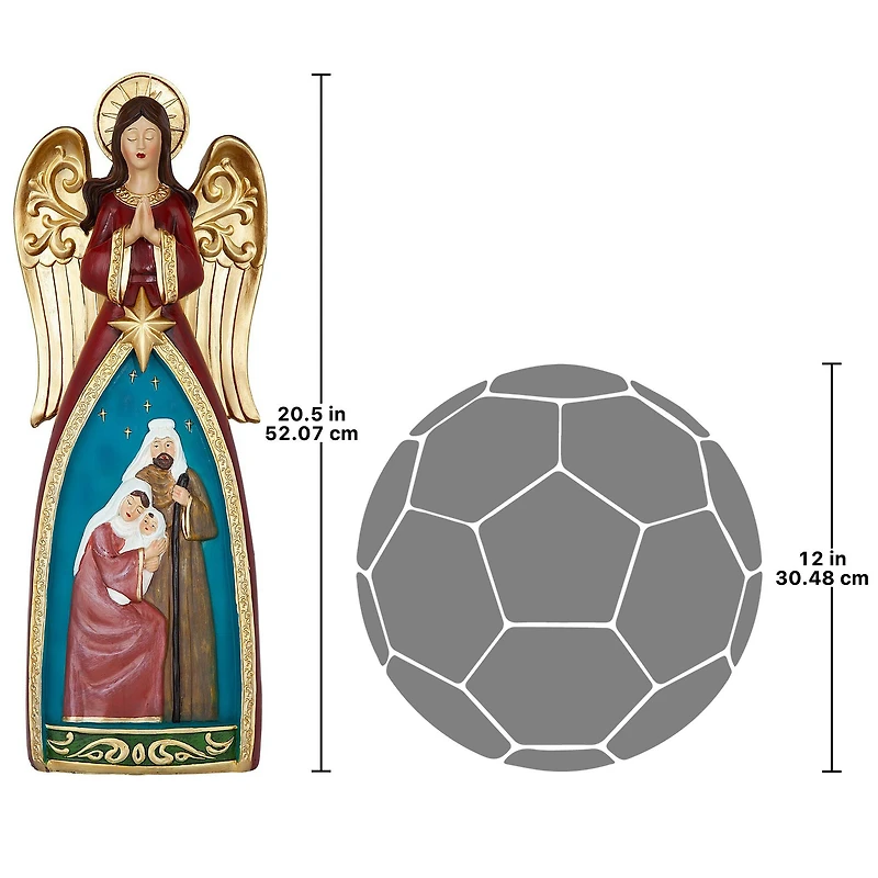 Design Toscano 20.5" Blessed Holy Family Christmas Nativity Scene Statue