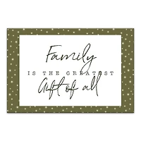 Family Greatest Gift Twinkle Canvas Wall Art