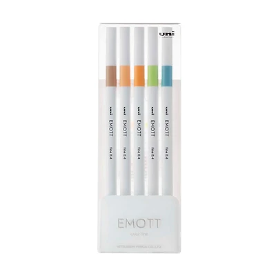 EMOTT Nature 5 Color Fineliner Pen Set