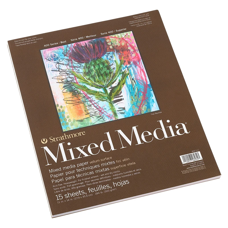 12 Pack: Strathmore® 400 Series Mixed Media Paper Pad