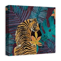 Jungle Tiger Canvas Wall Art