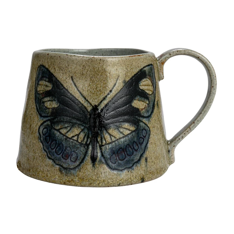 Hello Honey® Insect & Bird Design Stoneware Mug Set
